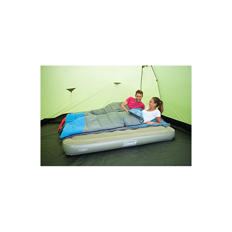 Coleman Airbed Comfort Bed Camping Mat, Flocked Air Bed, Inflatable