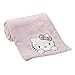 Bedtime Originals Hello Kitty Luv Blanket, Pink/Gold