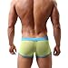 HP95(TM) Men's Bikini Underwear, Low Waist Mesh Transparent Sexy Boxers Bulge Comfy Shorts Underpants Underwear (XL, B)