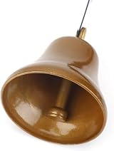 YAYY Shopkeepers Bell Antique Doorbell Golden 40mm Loud Clear view 9