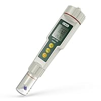 Dr.meter PH100-V 0.01 Resolution High Accuracy Pocket Size pH Meter with ATC, 0-14pH Measurement Range