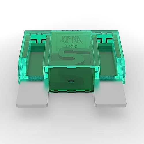 AUPROTEC Maxi Blade Fuse 20-80A Automotive Plug-in Fuse Choice: 30A Amps, Green, 1 Piece