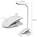 BOYON Portable Clamp on Touch LED Desk Lamp LED Reading Lamp - Computer Keyboard Partner - Brightness Adjusted Minimalist Style USB-Powered