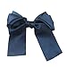 Coromose Women Girls Cute Large Big Satin Hair Hair Clip Boutique Ribbon Bow (Blue)