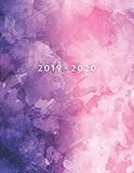 2019 - 2020: Weekly Planner Starting November 2019 - October 2020 | Week To View With Hourly Schedul by