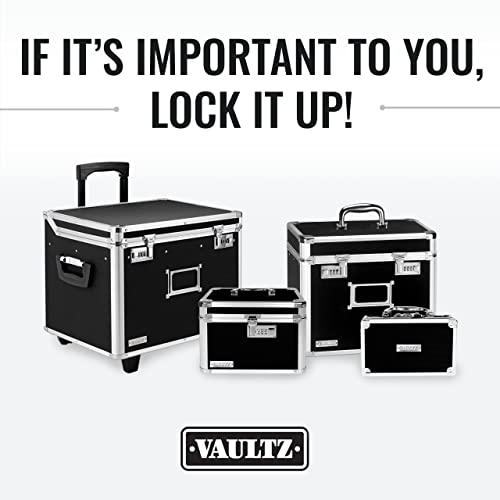 Vaultz Combination Lock Box Pack of 1/210 x 7.25 x 7.75 Inch Standard Safe with Key and Combo
