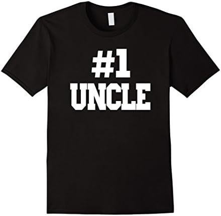 Mens #1 Uncle T-Shirt. Number one uncle T-Shirt Medium Black