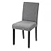 Mr Direct New Set of 4 Elegant Design Modern Fabric Upholstered Dining Chairs