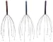 Hand Held Scalp Head Massager - Set of Three ( Colors May Vary )