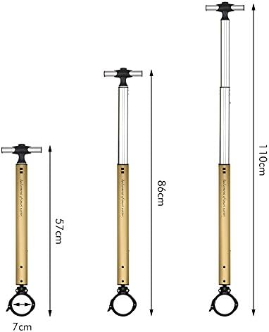 Locisne Barre de poignée de scooter équilibrée en alliage d'aluminium extensible, Guidon de soutien de scooter de levée intelligente, Support électrique de parapente de débutants pour 22cm Scooter