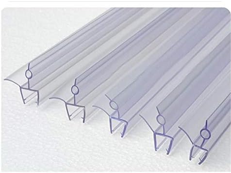 27 56inch Glass Shower Door Seal Strip Flexible Door Bottom Side Frameless Weather Stripping Sweep For Door Windows 3 8 Inch 10mm Amazon Com