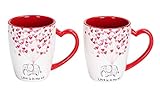 Bico Ceramic Love In The Air Mugs Set of