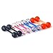 Ruifan 14G 16mm Glitter Flexible Acrylic Nipple Tongue Barbell Ring Body Piercing Jewelry Retainer 8PCS (Assorted Color 2#)