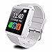 Tagital® T8 Bluetooth Smart Watch Wrist Watch For Android IOS Smart Phone Samsung S5 / Note 2 / 3 / 4, Nexus 6, HTC, Sony, Huawei and Other Android Smart Phones (White)