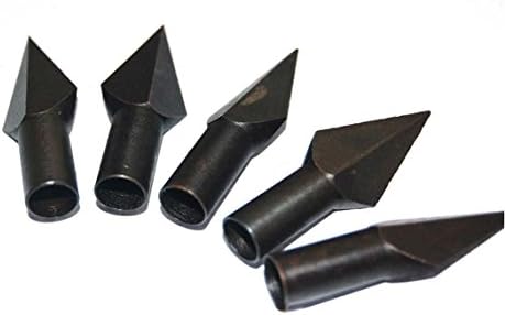 Albertu 8 Pcs A-805 Metal Archery Broadheads 150 Grain for Traditional Hunting Arrow Head For DIY Flying Arrow Archery