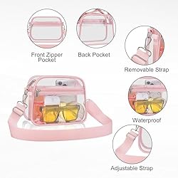 USPECLARE Clear Bag for Stadium Events Clear