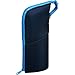 KOKUYO Pencil Case Pouch, Neo Critz Standing Pen Pouch Bag, Foldable Stand up Pencil Holder Organizer, Small Portable Pencil Box for School Office Supplies, Navy x Light Blue, Large Size (F-VBF181-2)