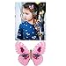 20 Pack Assorted Color Glitter 90S Butterfly Hair Clips Hairpins Mini Small Claw Snap Clasp Pins Barrettes Alligator Clamps Head Accessories Wedding Bridal Hair Styling Bows for Girls Teens Women