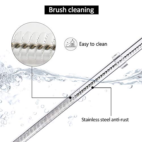 ZYTC reusable plastic straws, 20OZ and 30OZ cups, for Yeti, Ozark, set