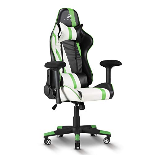 Atelerix Ventris Pulse PU Leather Gaming Chair Desk, Office or Computer Chair Tilting