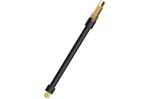 Vesaneae 2-in-1 Versatile Bike Pump Adapter, Extension Tube Hose Replacement, Locking Adapter for Bike Car Motorcycle Truck T