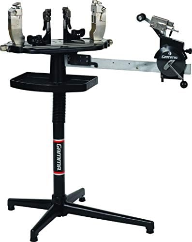 Gamma Professional Tennis Racquet Stringing Machine: Standing Racket String Machine with Digital Control Panel, Tools and Accessories Included – Tennis, Squash, Badminton, 2pt or 6pt