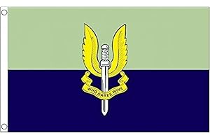 AZ FLAG - United Kingdom Special Air Service SAS Flag - 150x90 Cm - 100D Polyester British Army Banner with Two Metal Grommet