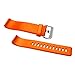 For Fitbit Blaze, Lucoo Soft Silicone Replacement Watch band Wrist strap For Fitbit Blaze Smart Watch (Orange)