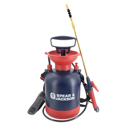 3LPUMP Nebulizzatore a Pressione Manuale da 3 Litri per Uso Generico, Pompa a Pressione con Lancia in Ottone Telescopica e Tracolla