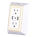 Multi Outlet, POWRUI Wall Mount Outlet Surge Protector with 2 AC Wall Outlet and LED Touch Nightlight and 2 USB Ports (2.4A Total) for Smartphones/Tablets/Appliances, White, ETL Certified