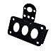 Axle Mount Plate Holder Motorcycle Side License Tail Light Relocator Custom Café