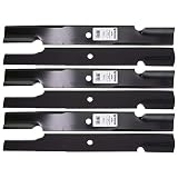 6 Pack Stens 340-882 Notched Air-Lift Blade for Scag with a 61" Deck - 482879, 482881
