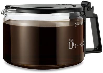 Amazon Com Cafe Brew Collection Universal Glass Coffee Replacement Carafe Bpa Free Carafe 4 To 5 Cup Black Replacement Carafe For Cuisinart Mr Coffee Hamilton Beach Black Decker And More