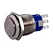 Latching Push Button Switch, URTONE UR193, 1NO1NC SPDT ON/Off 5A 250VAC 30VDC Stainless Steel Shell Suitable for 19mm 3/4