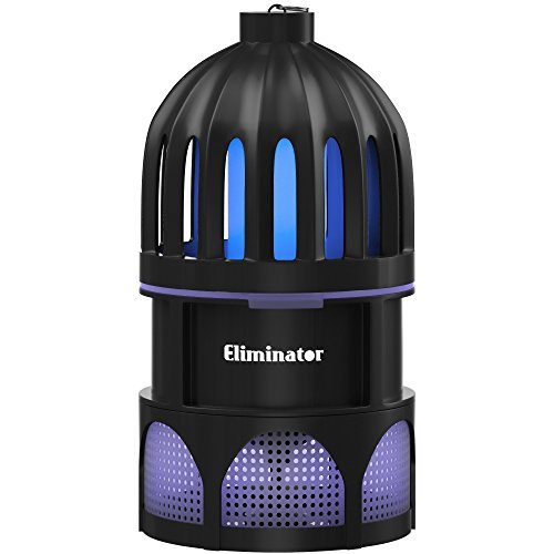 Eliminator Robust Indoor Mosquito and Fly Trap with Bright LED UV Light Attracter and Fan / Get Rid of All Mosquitoes and Flies – Mosquito Catcher and Killer for Residential and Commercial Use