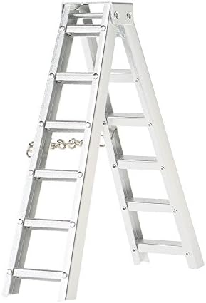 RC Rock Crawler 1:10 Accessories Aluminum Mini Ladder Tools Model for 1/10 TAMIYA CC01 Axial SCX10 RC4WD D90 D110 RC Truck Car Parts