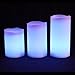 Frostfire Mooncandles Weatherproof Outdoor & Indoor Color Changing Candles with Remote Control & Timer, 3 Count