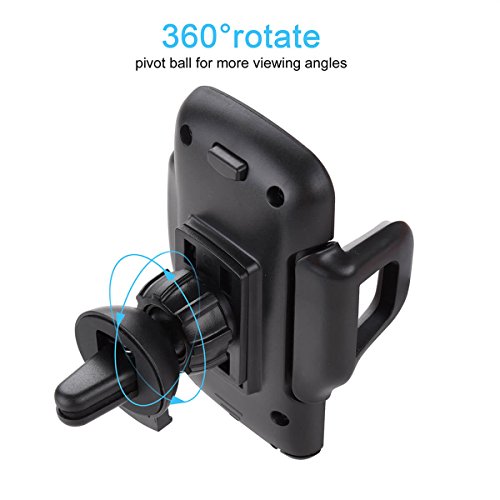 Phone Holder for Car,Upgrade Car Phone Mount for Universal 2.4-3.6 Inch Cell Phones,Windshield Dashboard Car Holder Adjustable Portable Accessories for iPhone/Galaxy Note/Google,LG and More By Pipigo