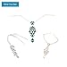 3Pcs Gold Head Chain Accessories Indian Bohemian Bollywood Jewelry for Women Headpiece