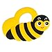 Silli Chews Baby Bumble Bee Teething Toy - Baby Multi-Textured, Soft & Soothing, Easy-Hold, Silicone Teether Toys - BPA Free, Freezer & Dishwasher Safe
