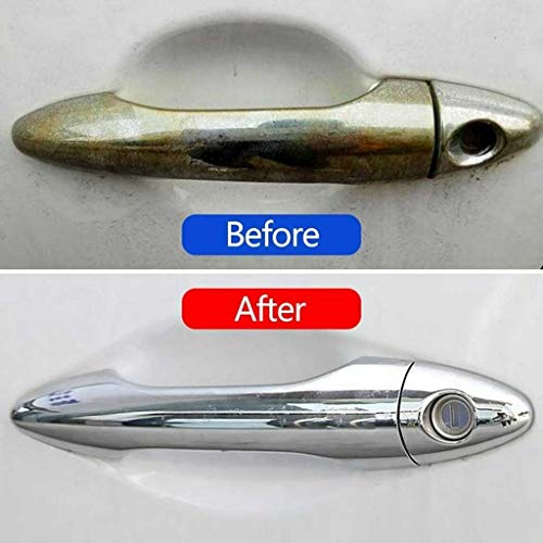 SuperUS Rust Remover Anti-Rust Lubricant,Metal Surface Chrome Paint Car Maintenance Iron Powder Cleaning Rust Remover, Polishing and Coating Metal Surface (120 ml, Black) - Thumbnail 6