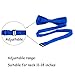 AWAYTR Child Kids Suspenders Bowtie Set - Adjustable Suspender Set for Boys and Girls (25Inches (3 Years to 6 Years),Navy blue)