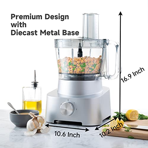 Magiccos Diecast 14Cup Dicing FoodProcessors 1000W Powerful Copper