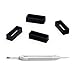 18mm 20mm 22mm Rubber Replacement Watch Band Strap Loops (with Tools Included)