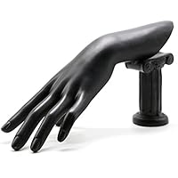 Bracelet Jewelry Display Stand Holder Hand Form Resin Ring Display Stand Rack for Jewelry or Home Organization, (Black)