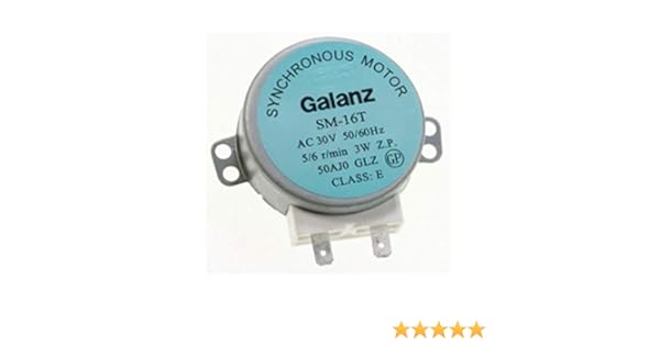 Recamania Motor giraplato microondas Standard Eje 14 mm 5/6 RPM 1 ...