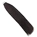 Tape in Hair Extensions Remy Hair 22inch Off Black #1B Straight Unprocessed Remy Human Hair Seamless Skin Weft Glue on Hair Extensions 50g 20pcs Per Package