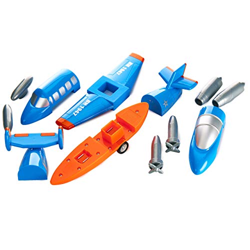 BuildaPlane Toy Play Set, 12 Pieces, Colors May Vary Pricepulse
