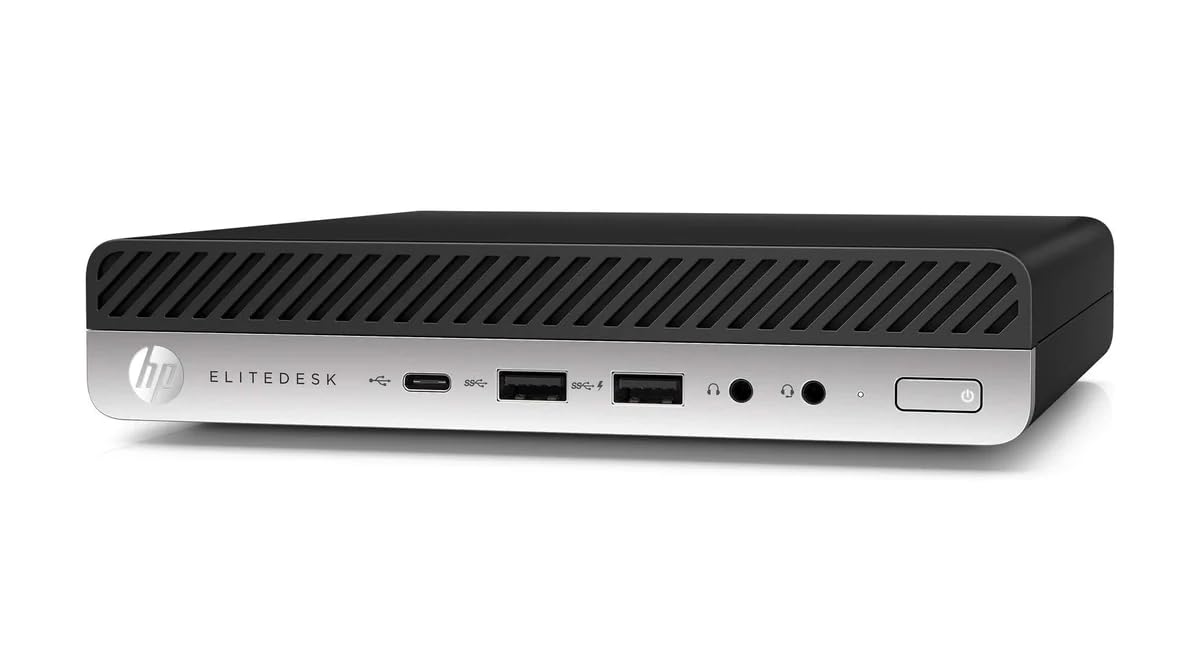 HP EliteDesk 800 G3 Mini Business Desktop PC Intel Quad-Core i5-6500T up to 3.1G,16G DDR4,256G SSD,VGA,DP Port,Windows 10 Professional 64 Bit-Multi-Language-English/Spanish (Renewed)