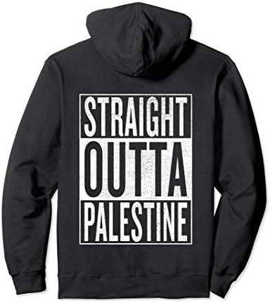 Straight Outta Palestine cool bday party teesStraight Outta Palestine Travel Gift Idea Pullover Hoodie